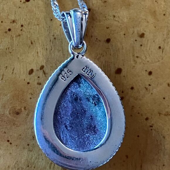 Ruby Zoisite Sterling Silver Necklace - Picture 6 of 8